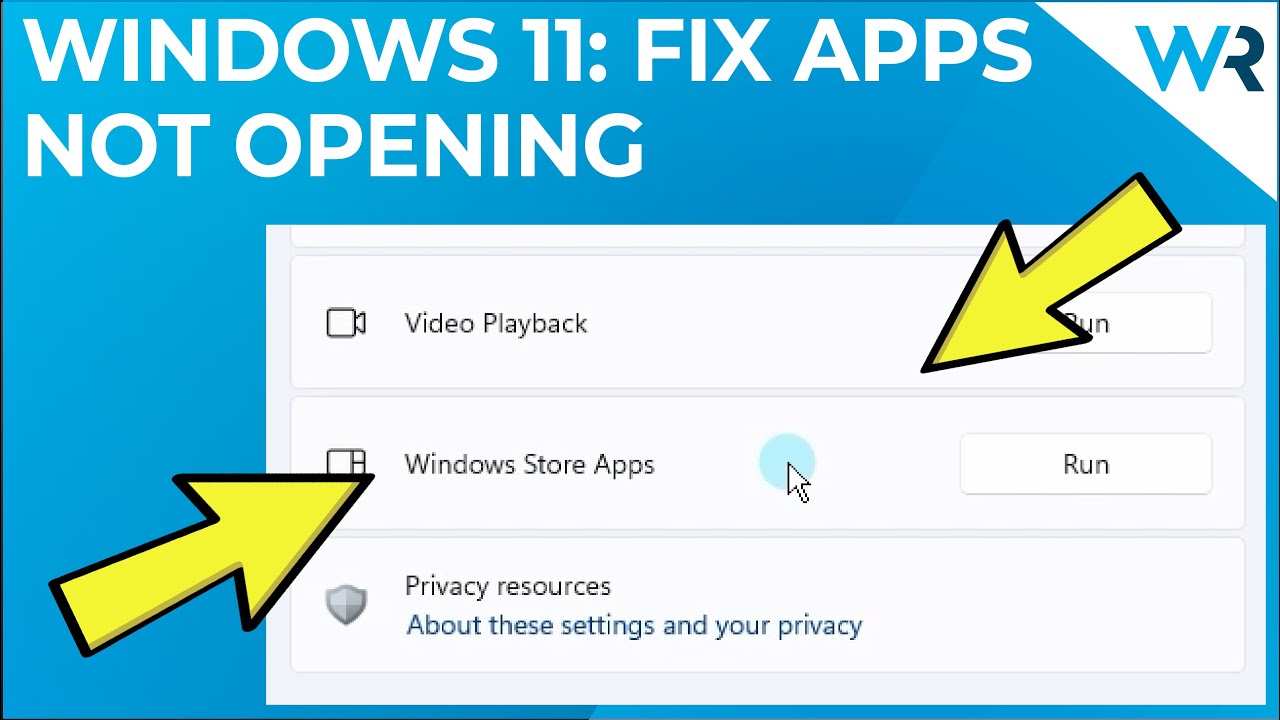 Windows 11 Apps Won t Open Here s What You Can Do YouTube