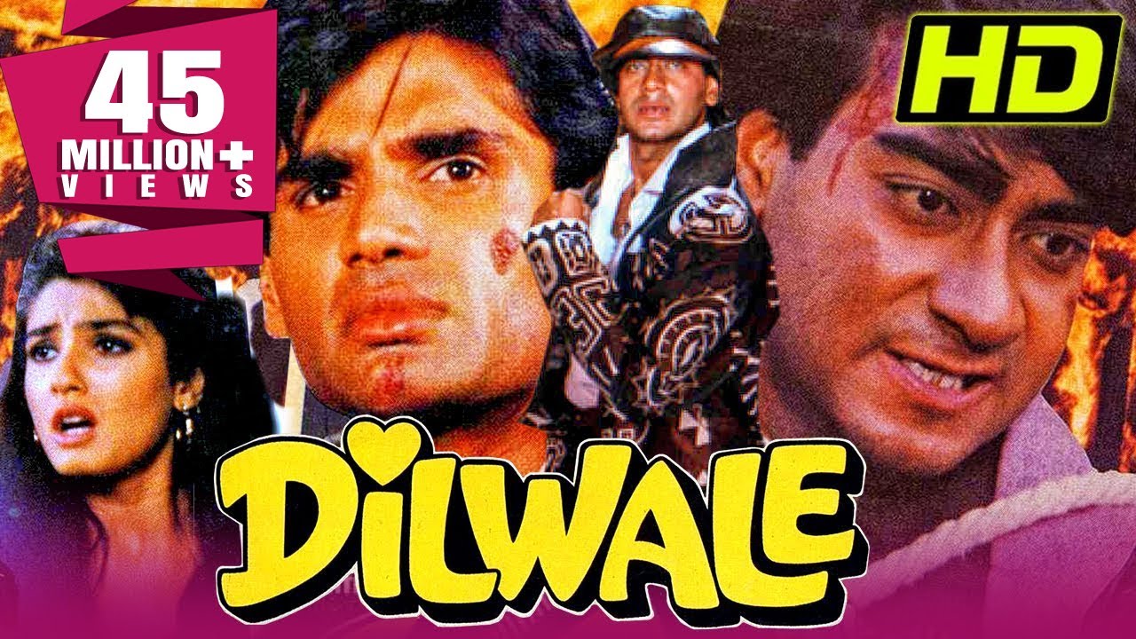 Dilwale HD 1994 Full Hindi Movie  Ajay Devgn Suniel Shetty Raveena TandonParesh Rawal