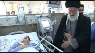 ⁣Ayatullah Khamenei visits Hospital and prayed for the health recovery of patients