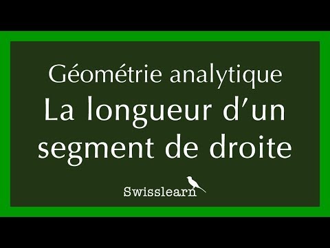 Vidéo: Comment Trouver La Longueur D'un Segment De Ligne Par Points