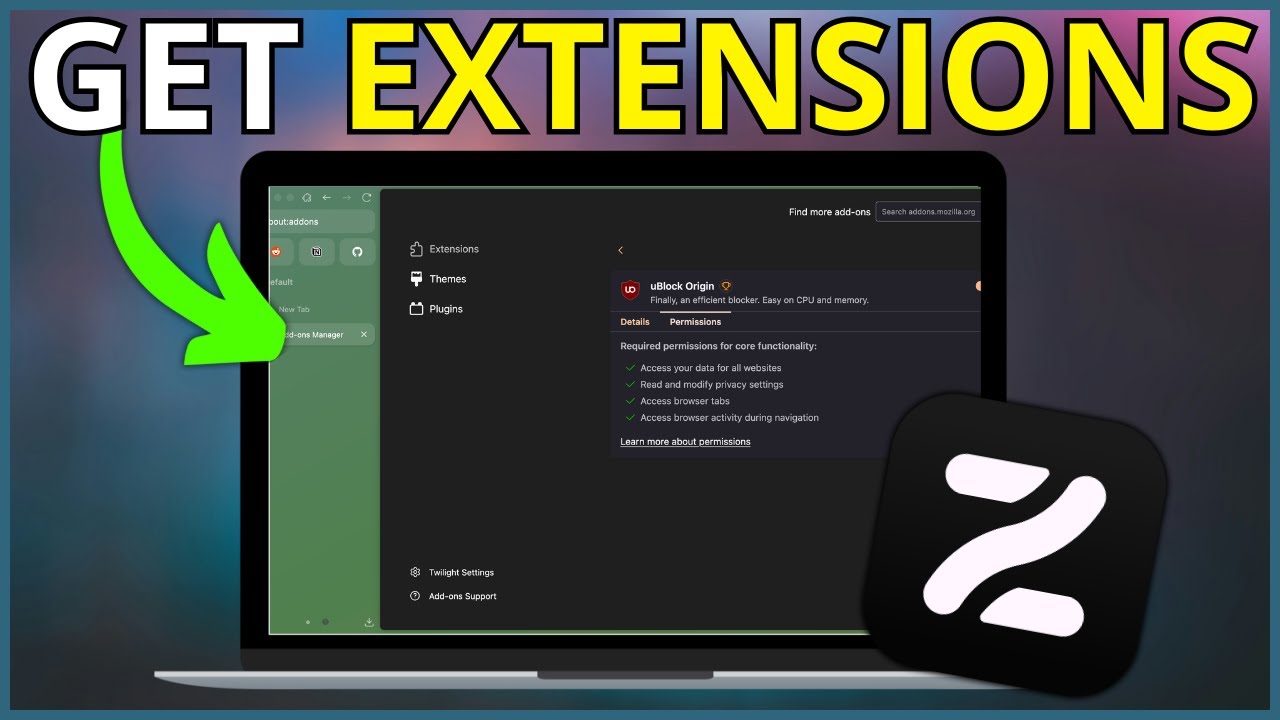 How To Get Extensions On Zen Browser (Easy Guide) - YouTube