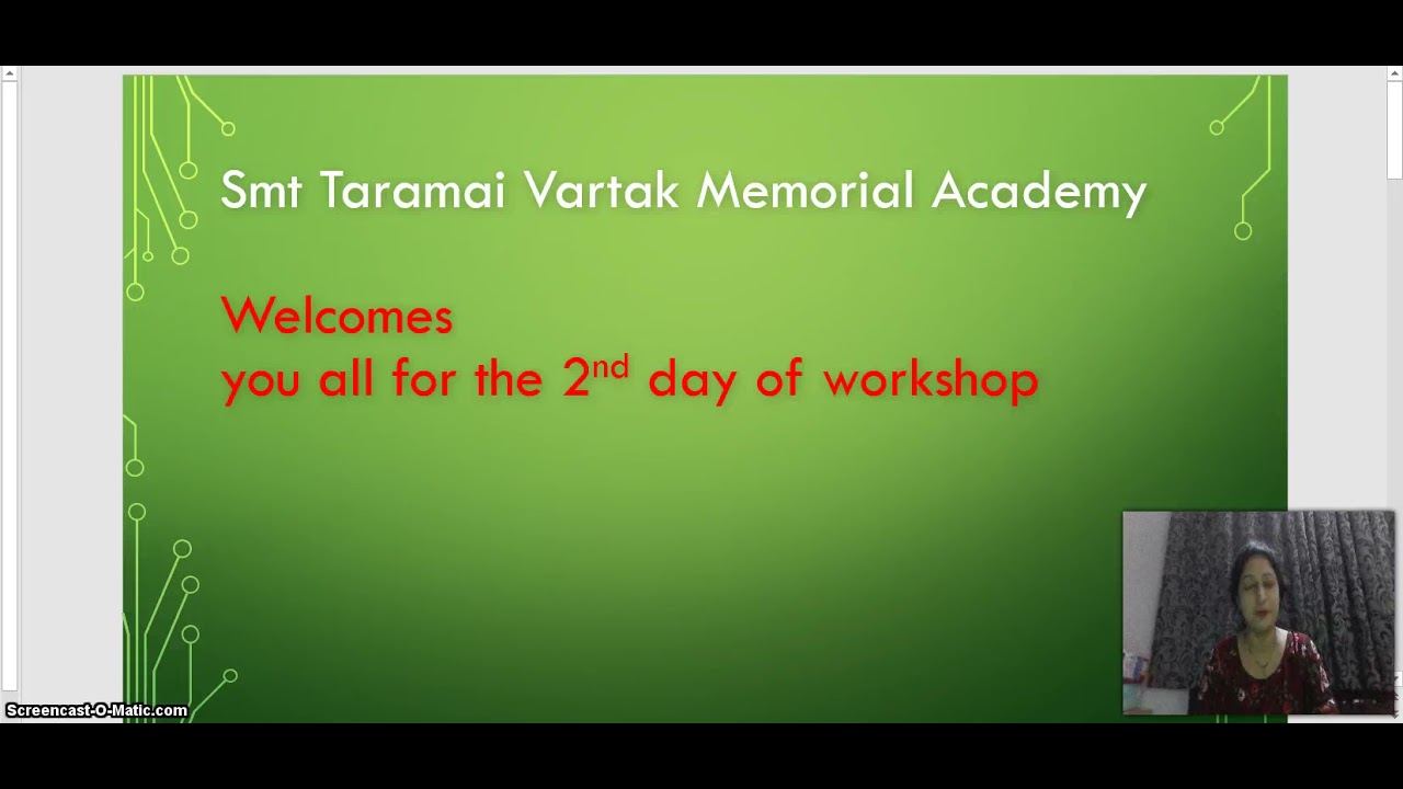 Workshop Day 2 Class I and Class II - YouTube