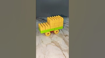 Building blocks Vehicle | ASMR sound | Satisfying Diy #asmr #asmrsounds #shorts #shortvideo