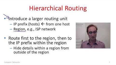Week 5 - Hierarchical Routing