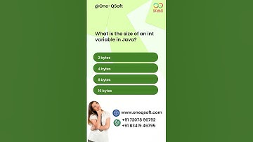 #JavaQuiz #oneqsoft #javafullstack