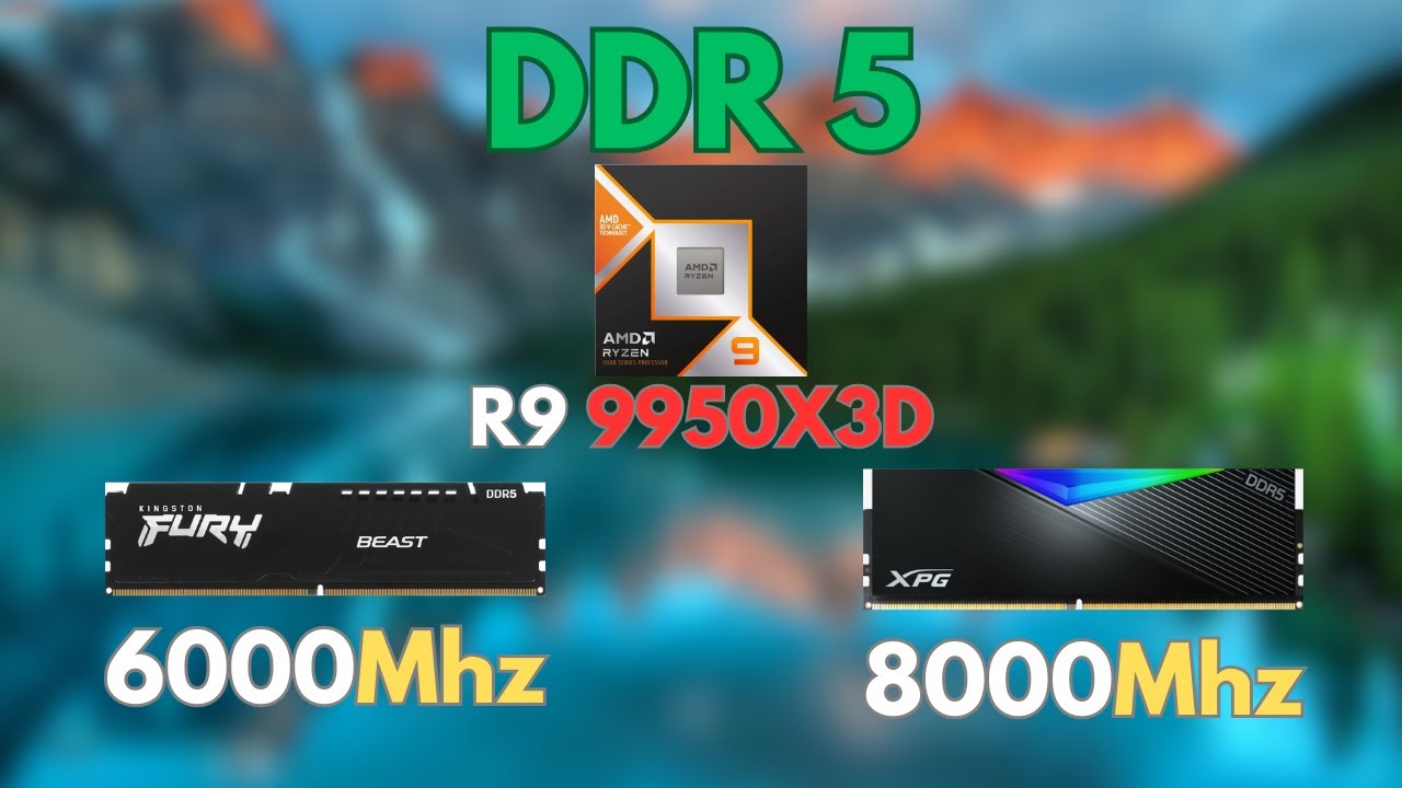 Is DDR5-8000 Worth It? | Ryzen 9 9950X3D + RTX 5090 — DDR5 6000 vs