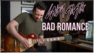 BAD ROMANCE - Lady Gaga | Sebastian Lindqvist Guitar Cover (ROCK VERSION) Resimi