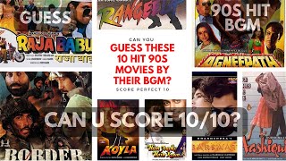 Guess the 10 Hit 90s Movies by Their Iconic Background Music | 90s Movie Quiz Challenge #90sbgm