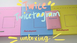 Unboxing ♡ TWICE Twicetagram (1st Full Album) (All Versions) // 트와이스 Likey 정규앨범 1집 후기