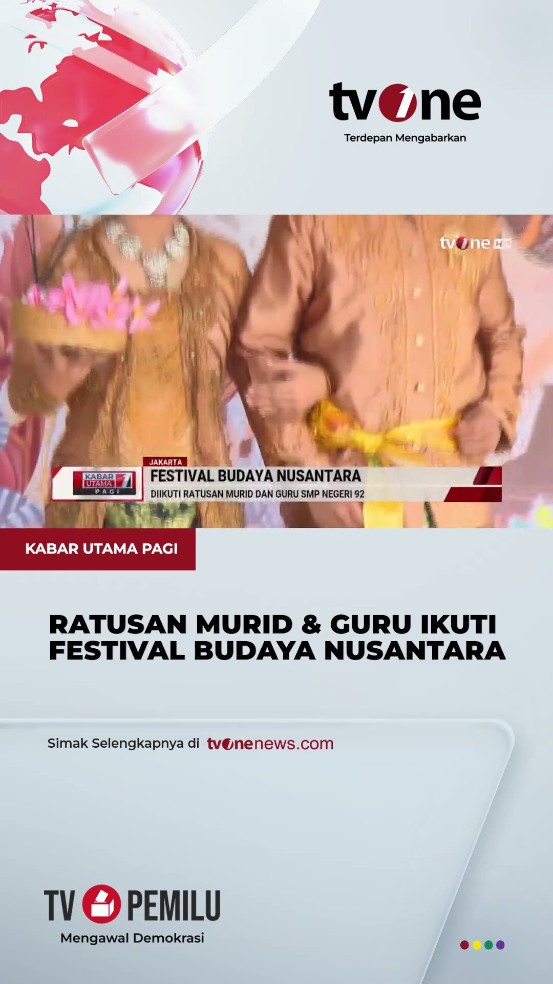 SMP Negeri 92 Jakarta Gelar Festival Budaya Nusantara | tvOne