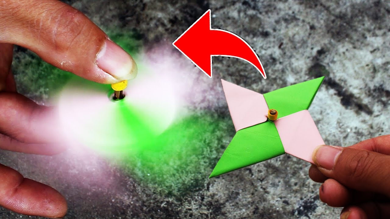 かっこいい手裏剣の作り方 折り紙【変形する折り紙】Origami ninja