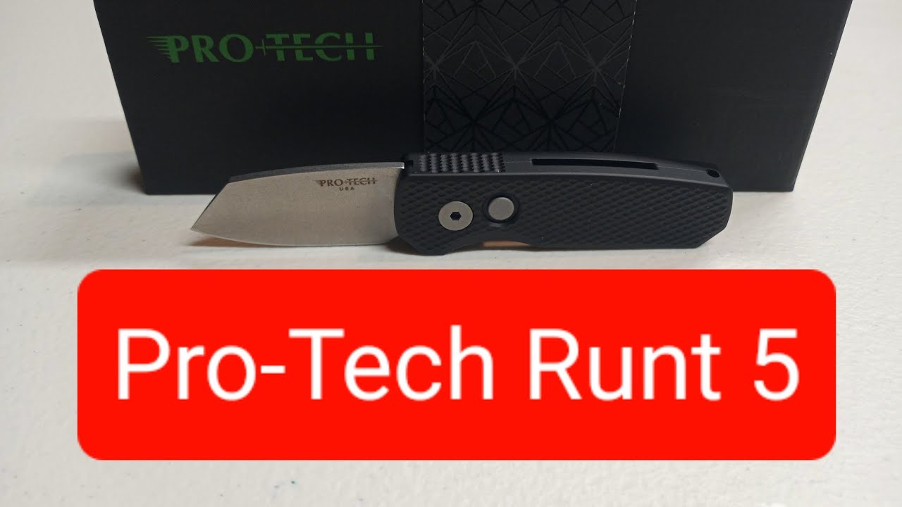 A Look at the ProTech Runt 5 Knife YouTube