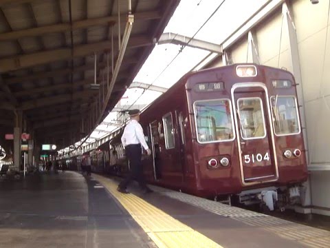 阪急 宝塚線 普通梅田行き 阪急5100系5104F 豊中 阪急電鉄