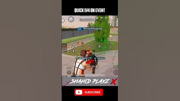 QUICK 1V4 on event #bgmi #pubg #gaming #shorts