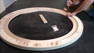 Large Round Canvas - Crones Custom Woodworking