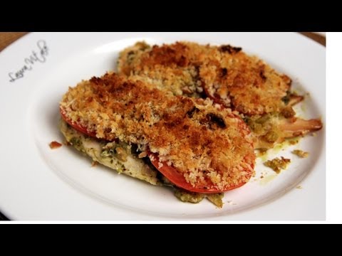 Pesto Baked Chicken Recipe - Laura Vitale - Laura in the Kitchen Episode 296
