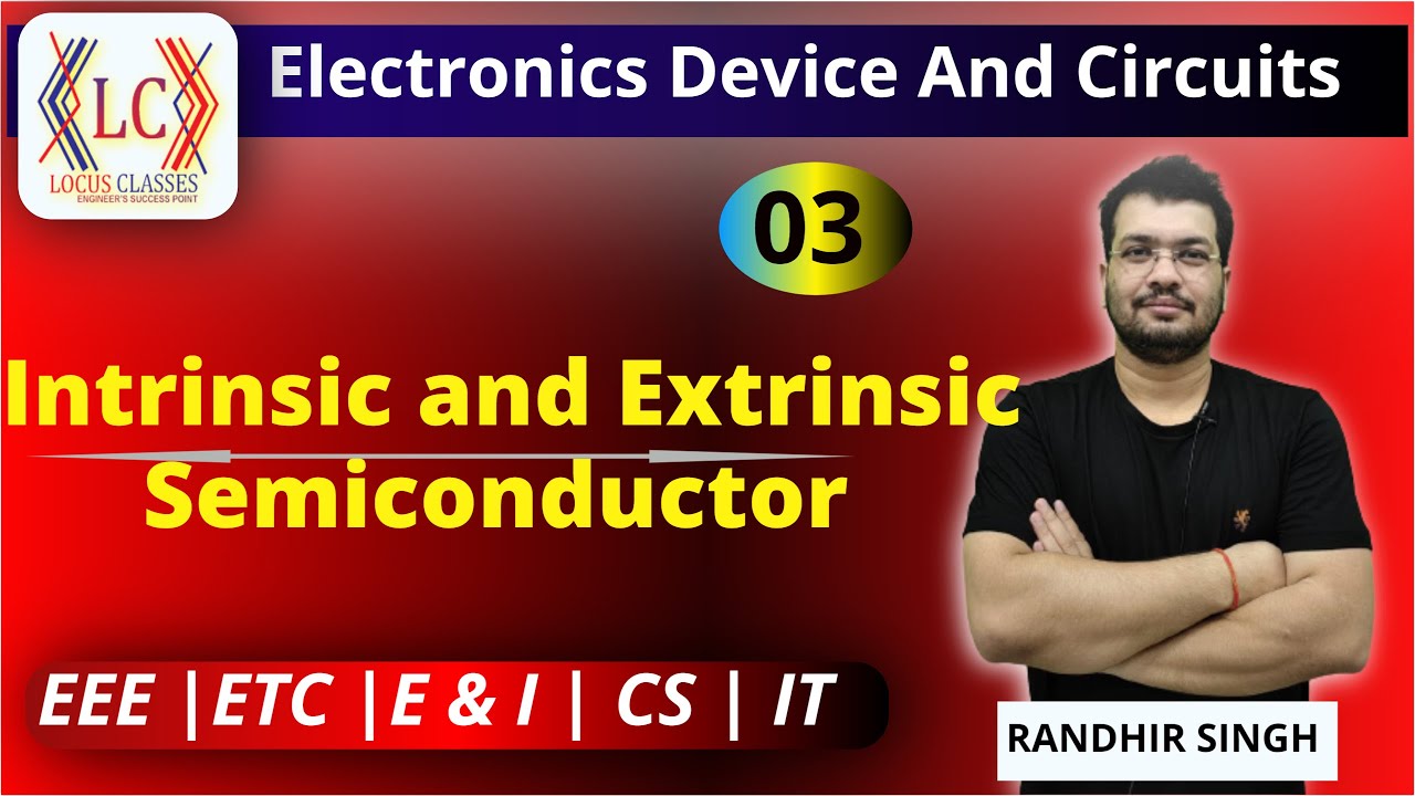 Electronics Device And Circuits Intrinsic and Extrinsic Semiconductor