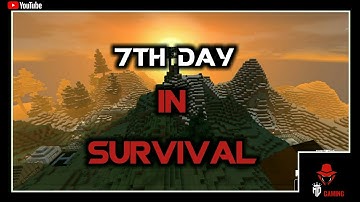 ⬜mini block craft 3d || 7th day in survival mode how to play survival in mini block craft 3d