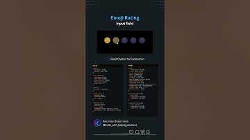 😍 Create an Emoji Rating Input Field with HTML & CSS | Fun UI Elements 🎨✨