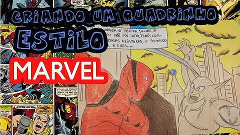 Como confeccionar uma história em quadrinhos de heróis?