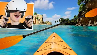 This PSVR2 Kayak Simulator Game is TOO REAL to be VR...