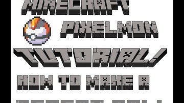 MINECRAFT TUTORIAL (how to make a repeatball PIXELMON)