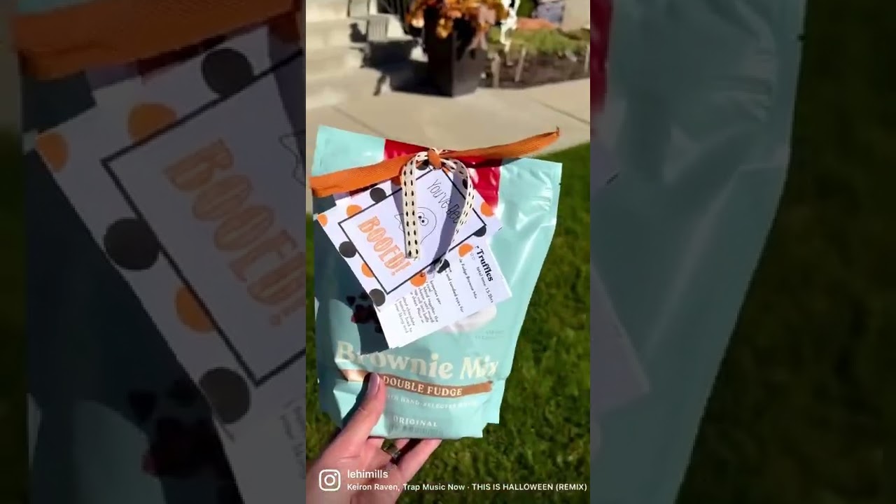 You&rsquo;ve been boo&rsquo;d! Have you seen this trend before? #shorts #brownie