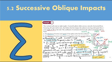 5.2 Successive Oblique Impacts  (FM1 - Chapter 5: Elastic collisions in 2 dimensions)