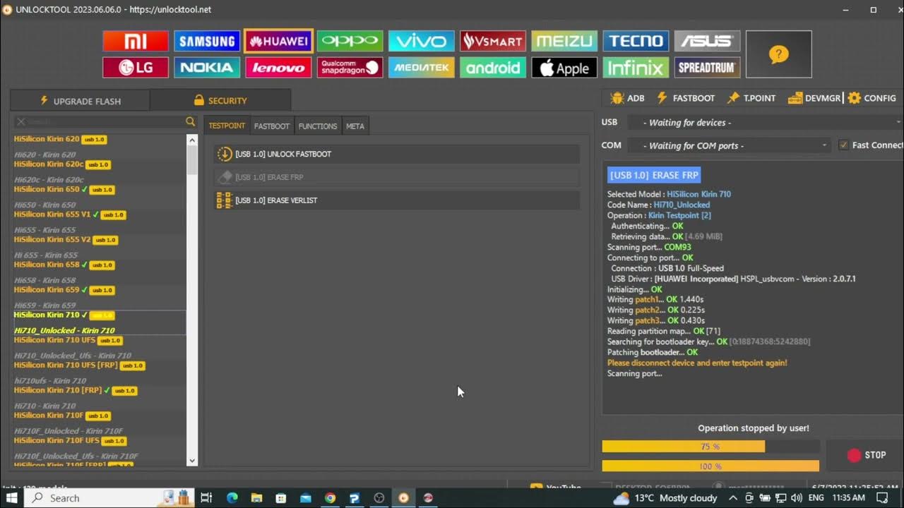 honor 10 lite frp bypass 2023 hrylx1 frp unlock tool, hrylx1 frp eft