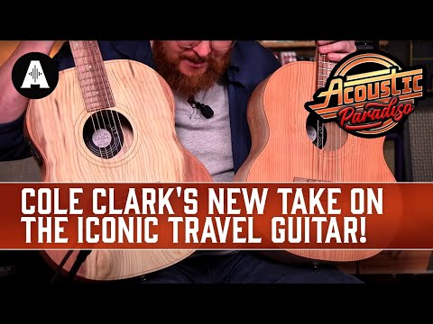 Travel Guitars That Are Made To Be Plugged-In! - New Cole Clark Guitars Little Lady