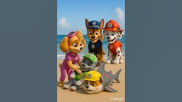 Skye saved Chase, Marshall and Rubble and Rocky #pawpatrol #pawpatrul #pawpatroltoys #funny #shorts