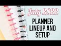 July 2022 Happy Planner Lineup & Setup! Switching it Up July-Dec | Frankenplanning + Plan With Me