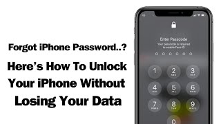 Forgot iPhone Password..? How To Unlock Your iPhone 6\/7\/8\/X\/11\/12\/13\/14\/15 Without Losing Your Data