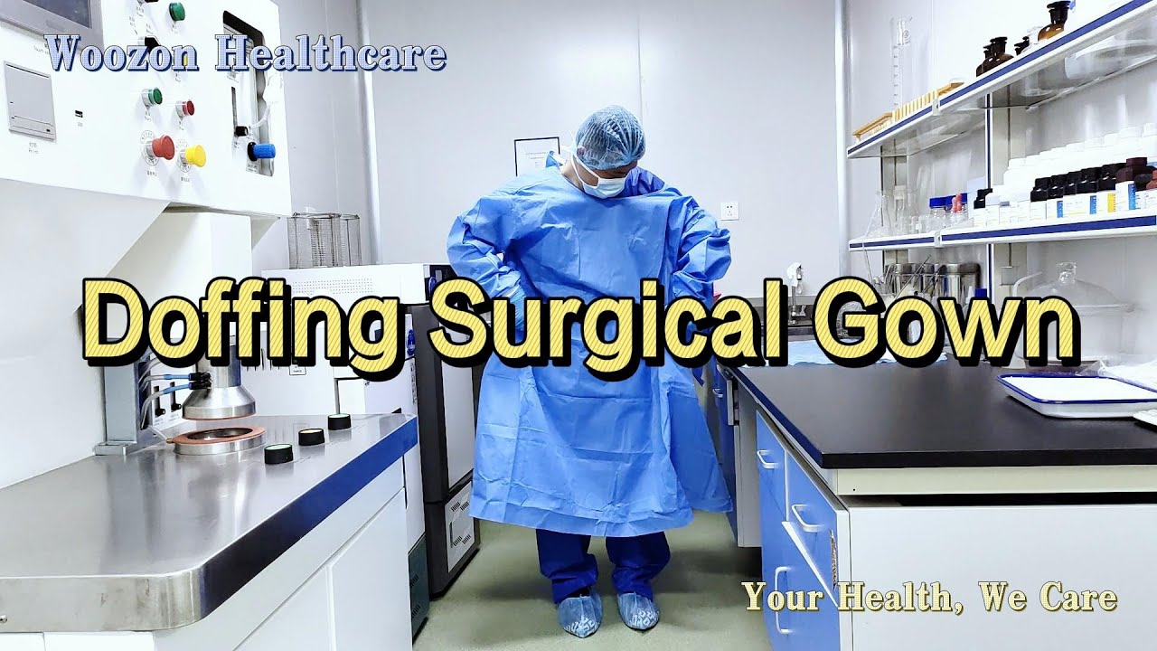 How to doff the surgical gown and gloves A Step By Step Guide