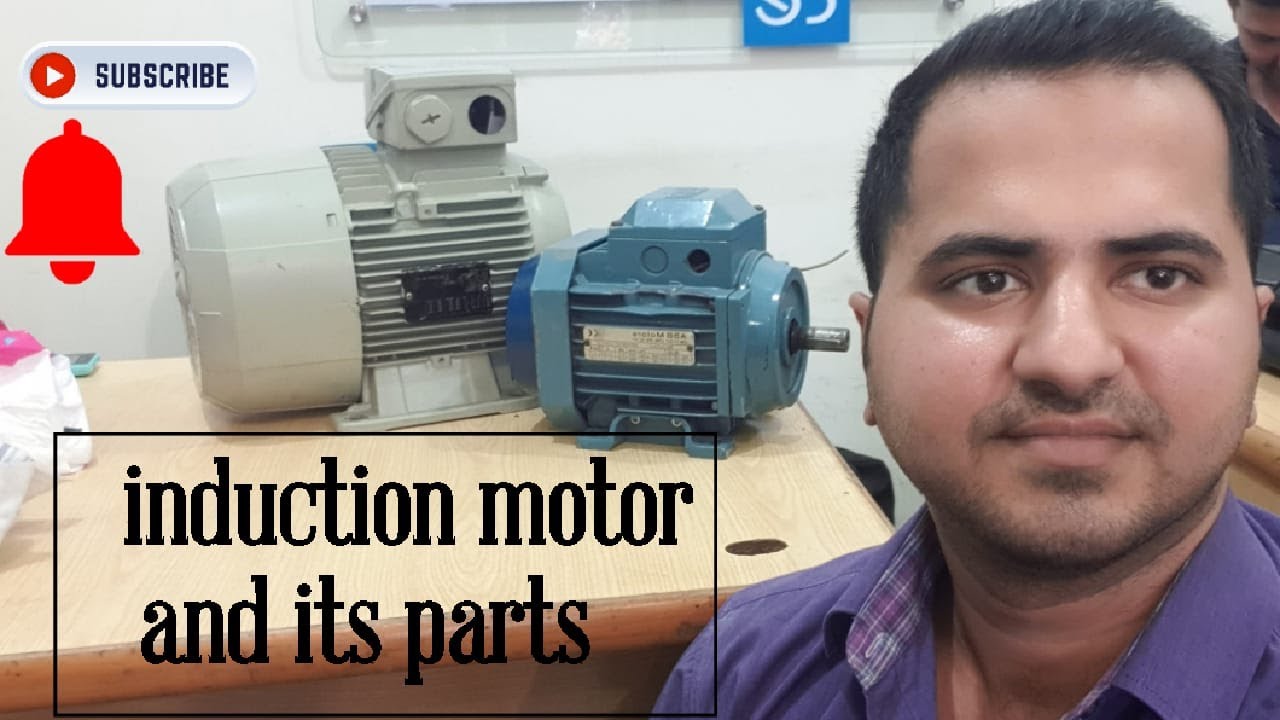 How electric motor works ? Parts of induction Motors 3 Phase Ac