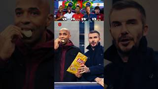 Henry VS Vinicius Jr VS Ronaldo VS Neymar VS Messi Healthy Food Challenge 2