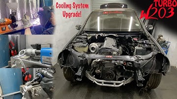 Mercedes M104 TURBO Cooling System UPGRADE | Fabricating & Adding NEW Lines To Keep Things Cooler🤩