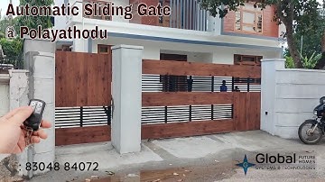 Sliding Gate Automation installed at Polayathodu, Kollam | Gate Automation in Kerala 📞8304884072