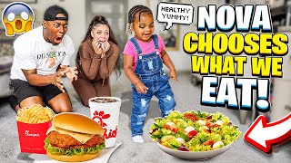 Baby Nova Chooses What We Eat For 24 Hours Bad Idea