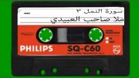 سورة النمل=3 = هديتى الى ارواح امواتكم اخوانى واخواتى الاطهار=ملا صاحب العبيدى