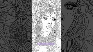 Why Coloring Works | Stress & Anxiety Relief | African American | Black Woman Coloring