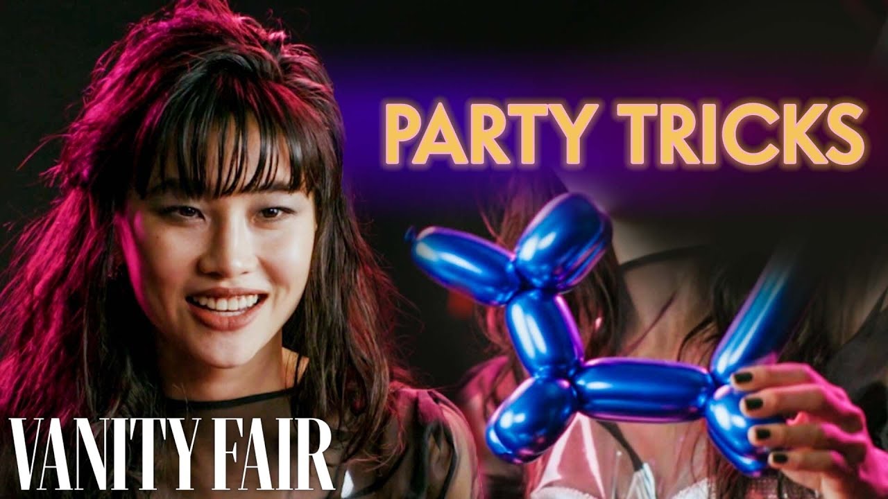 HoYeon Twists Balloon Animals | Party Tricks | Vanity Fair