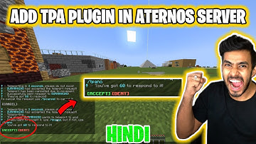 How to Add TPA Plugin aternos server Best plugin 1.18.1-1.8.9 Tlauncher
