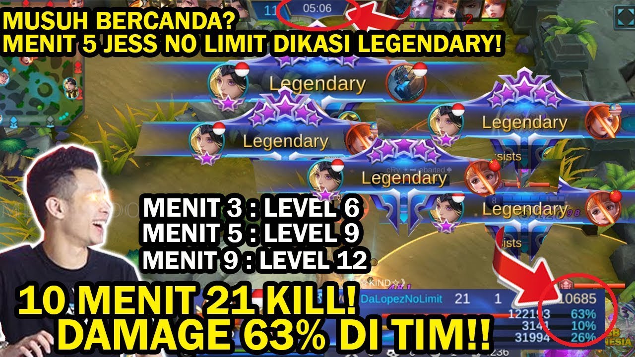 USER LUNOX WAJIB TONTON! PERMAINAN TERBRUTAL LUNOX JESS NO LIMIT! MUSUH TIDAK DIKASI NAFAS!