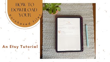 Downloading your digital files from Etsy | Complete Etsy download guide