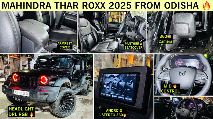 Modified Thar Roxx 2025 | Thar 2025 modification 🤩 Thar Roxx modification with Price