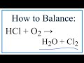 Balancing Chemical Equations Concepts