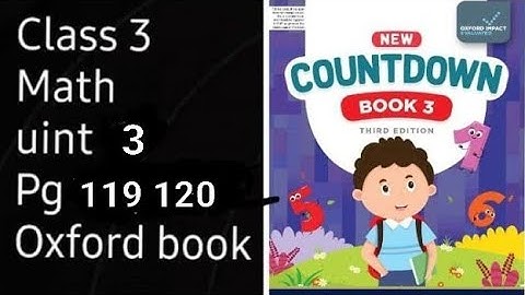 countdown book 3 third edition pg 119 120 unit 3 fraction/ class three math chapter 3 pg 119 120