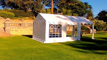 Timelapse How to setup a Party Tent 3x6 meter