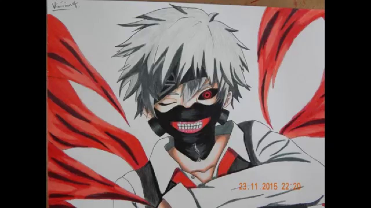 Speed Drawing Kaneki ( Tokyo Ghoul ) YouTube